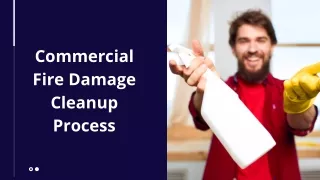 Commercial Fire Damage Cleanup Process