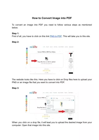 how to convert image into pdf