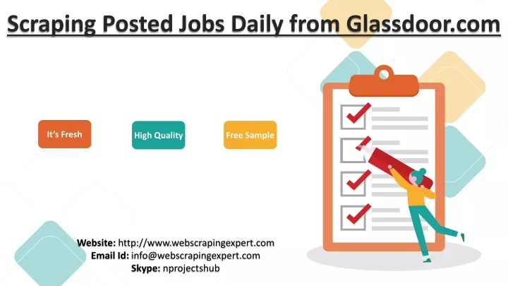 scraping posted jobs daily from glassdoor com