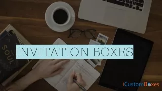 invitation boxes