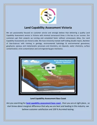 Cost Of A Land Capability Assessment In Victoria