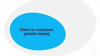 direct to consumer genetic testing