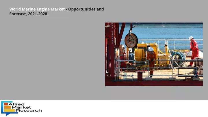 world marine engine market opportunities
