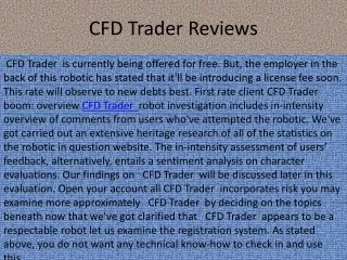 cfd trader reviews
