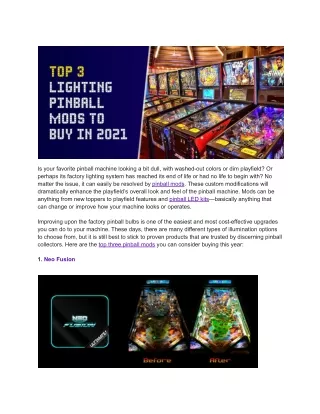 is your favorite pinball machine looking