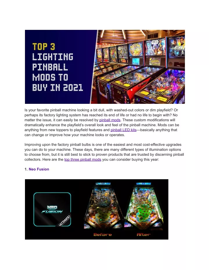 is your favorite pinball machine looking