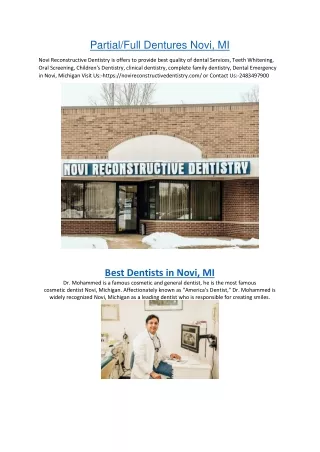 partial full dentures novi mi