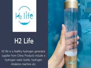 Electrolyzed Water - H2 Life