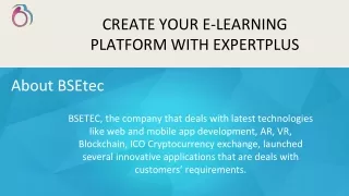 create your e learning platform with expertplus