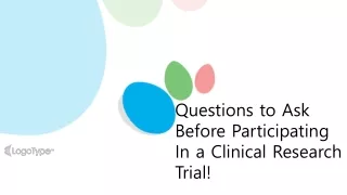 questions to ask before participating
