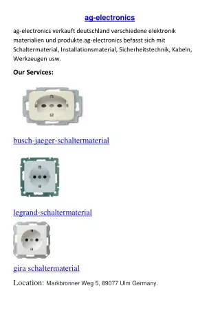 ag electronics