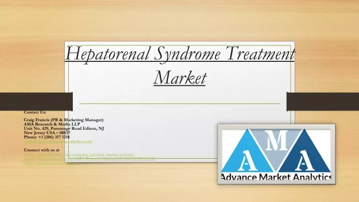 hepatorenal syndrome treatment market