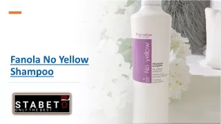 fanola no yellow shampoo