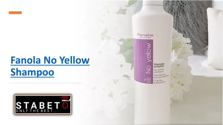 fanola no yellow shampoo