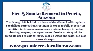 Peoria, AZ Fire Restoration and Fire Remediation in Peoria, AZ