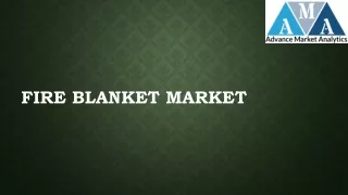 fire blanket market