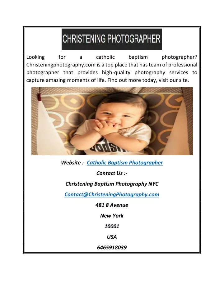 looking christeningphotography com is a top place
