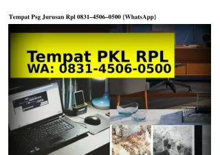 Tempat Psg Jurusan Rpl 08ᣮl–Կ50Ϭ–0500(whatsApp)