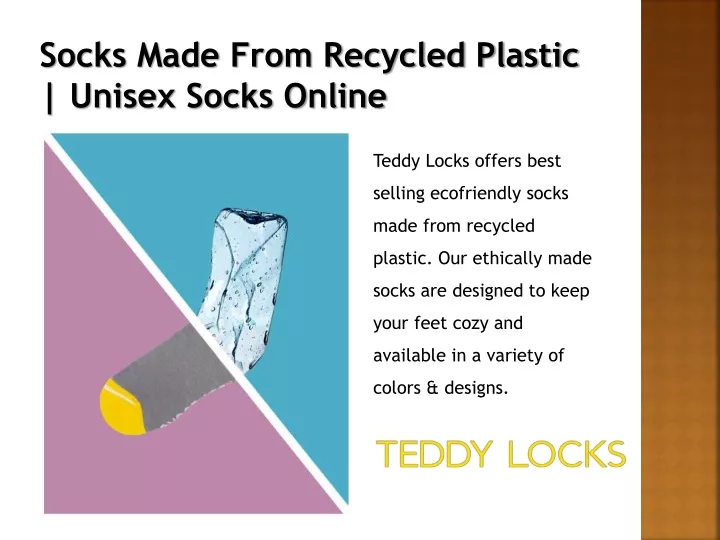 socks made from recycled plastic unisex socks online