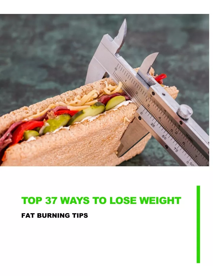 top 37 ways to lose weight