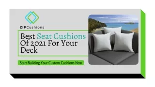 Best Seat Cushions Of 2021 For Your Deck