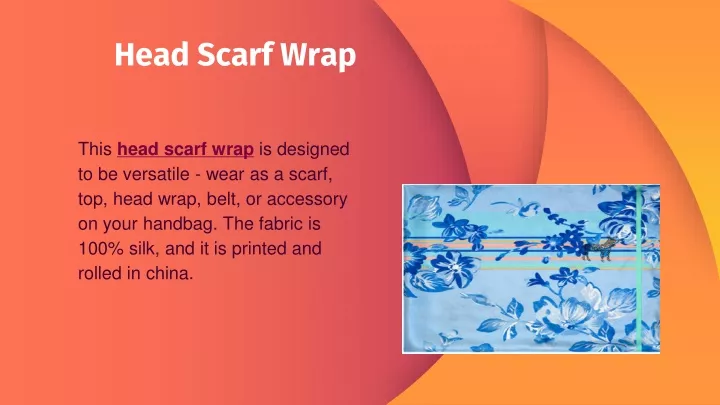 head scarf wrap