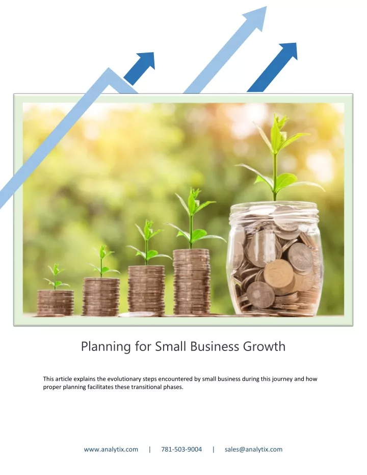 planning for small business growth