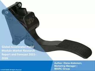 global accelerator pedal module market research
