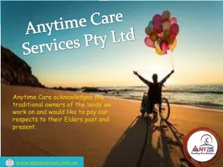Anytime Care - Professional NDIS Services Provider