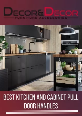 Decor and Decor for the Best Kitchen and Cabinet Pull Door Handles