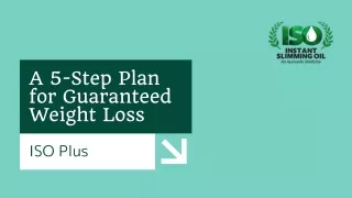 A 5-Step Plan for Guaranteed Weight Loss (1)