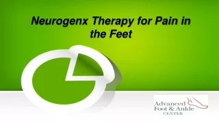 Neurogenx Therapy for Pain in the Feet