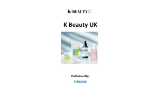 K Beauty UK