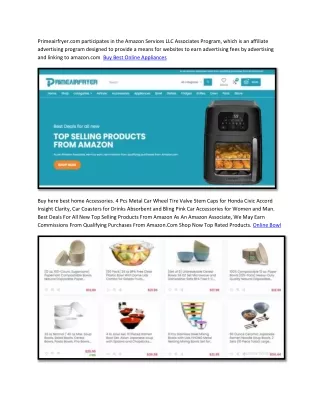 primeairfryer com participates in the amazon