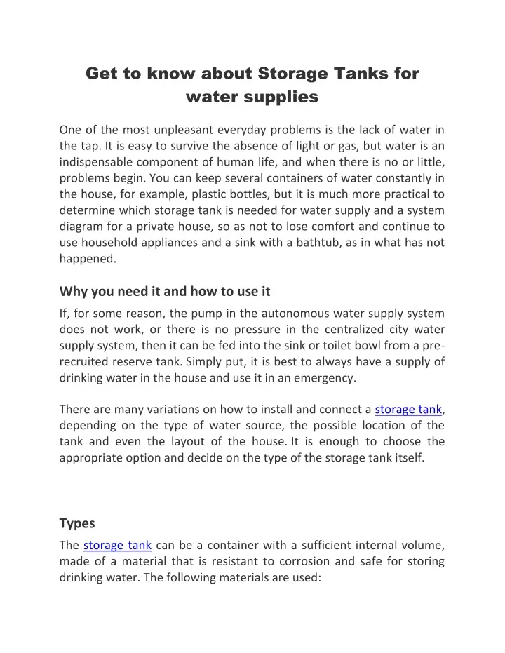 ppt-get-to-know-about-storage-tanks-for-water-supplies-powerpoint