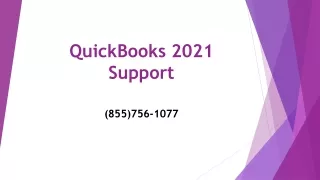 QuickBooks 2021 Support