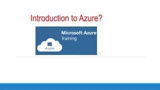 introduction to azure