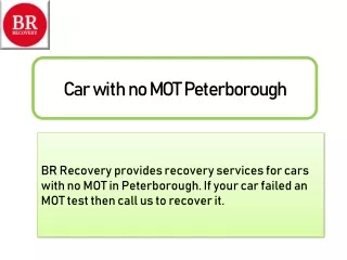 car with no mot peterborough
