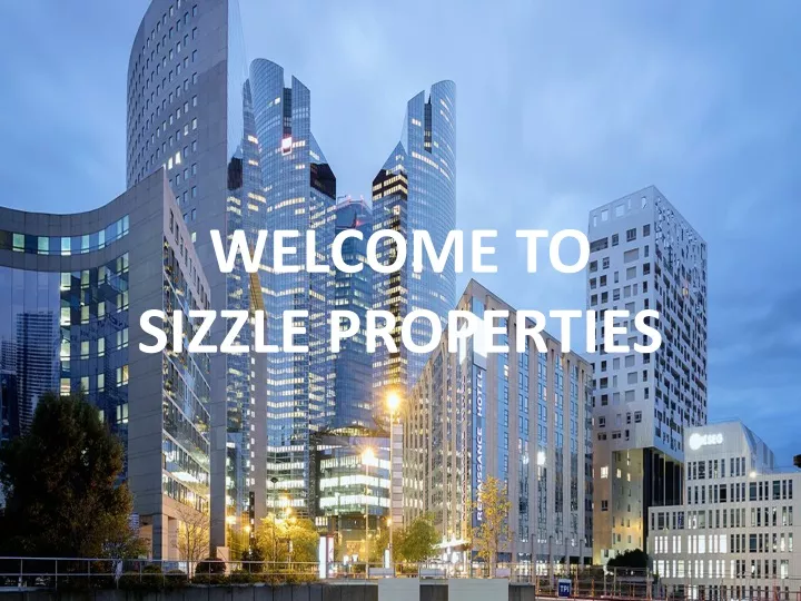 welcome to sizzle properties