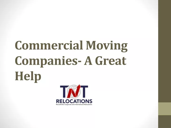 commercial moving companies a great help