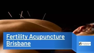 Fertility Acupuncture Brisbane