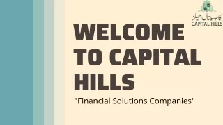 Financial Solutions Companies-capitalhills