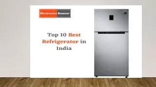 Best Refrigerator In India 2021