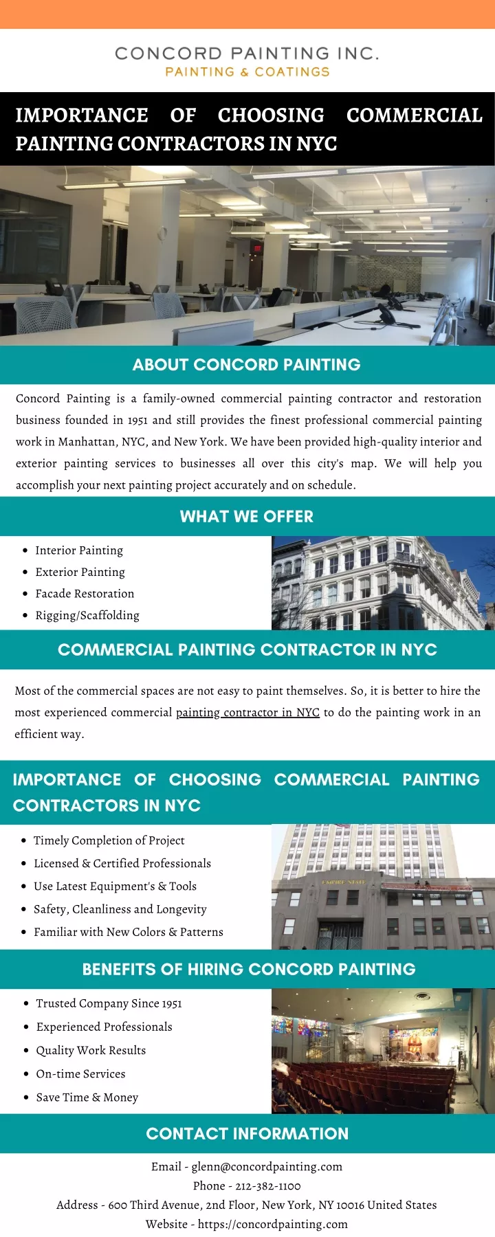 importance of choosing commercial painting