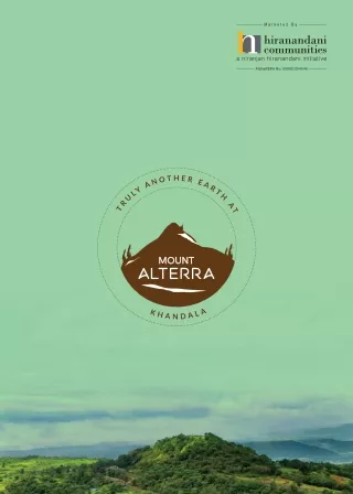 Projects at Mount Alterra