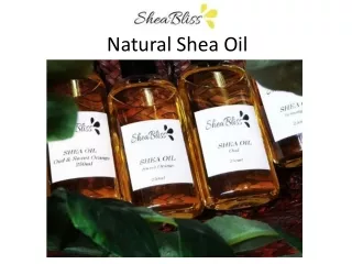 Natural Shea Oil