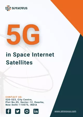 5G in Space Internet Satellites