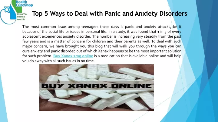 top 5 ways to deal with panic and anxiety