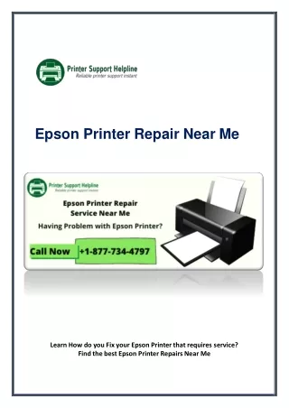 epson printer repair near me