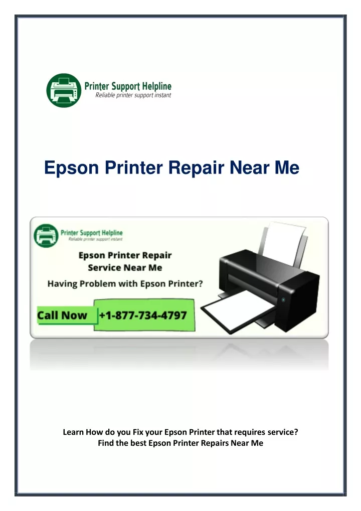 epson printer repair near me